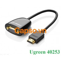 Cáp chuyển HDMI to VGA Ugreen 40253( Không Audio)